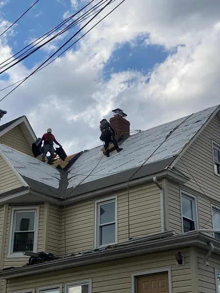 Roofing project completed by My Way Construction